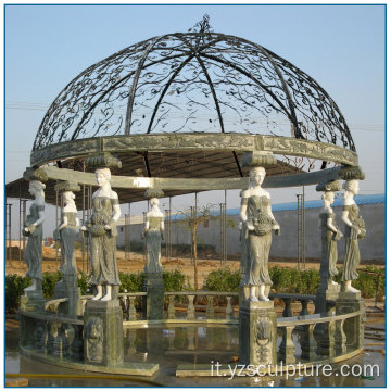 Vita all&#39;aperto Dimensione Lady Colonna Multi Color Marble Gazebo